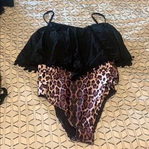 One piece bathing suit